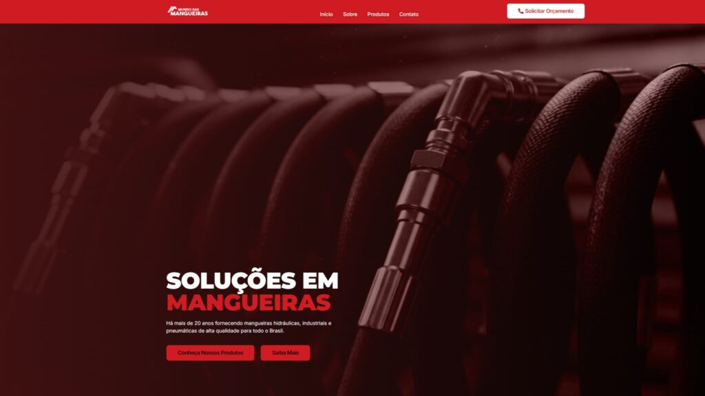 Site Mundo das Mangueiras LEM desenvolvido pela Apollo11
